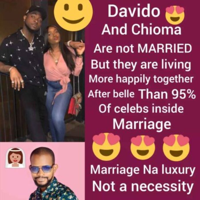 “Davido And Chioma Are Happier Than Most Married Celebs” – Uche Maduagwu