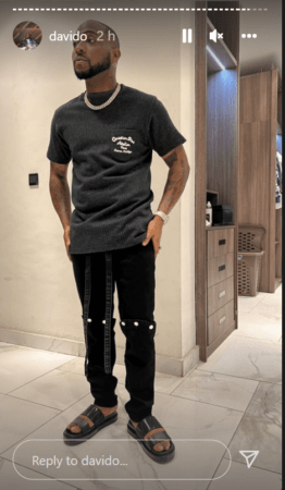 Check Out Davido’s ‘Muscles’ Days After Intensive Workout Sessions [PHOTOS]