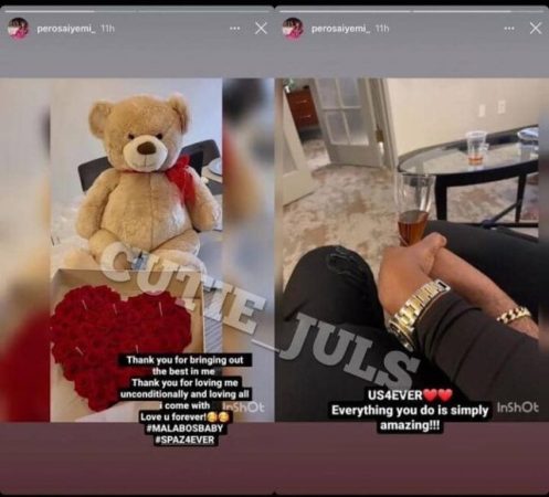 2Face Idibia’s Baby Mama Pero showers Praises on Her New Man [PHOTO]