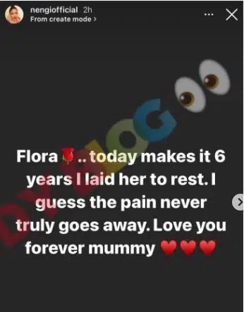 ‘The pain never truly goes away’ – BBNaija Nengi In Tears As She Mourns Loved One