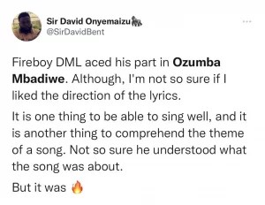 “The Remix Was Not Necessary” – Fans Spit Fire At Fireboy And Reekado Banks Over Ozumba Mbadiwe Remix [AUDIO]