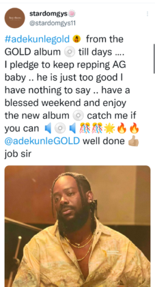Reactions Trail Adekunle Gold's ‘Catch Me If You Can’ Album |SEE