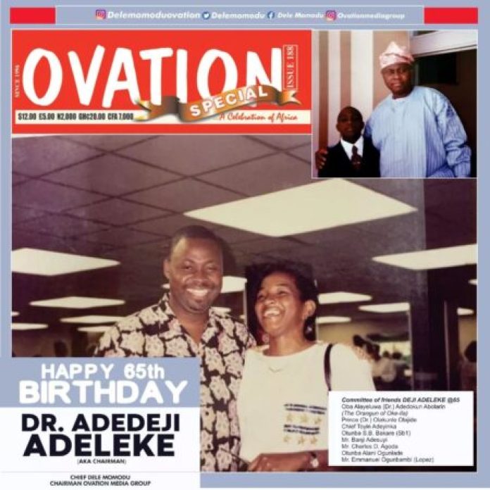 Dele Momodu Celebrates Davido’s Dad, Adedeji Adeleke On His 65th Birthday