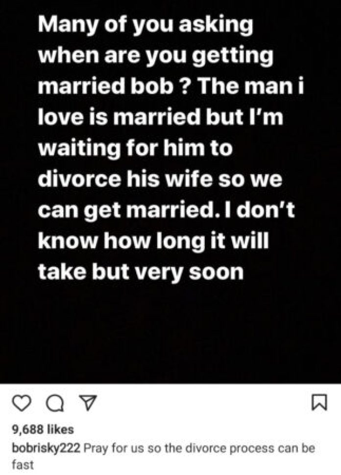 “The man I love is married but I’m waiting for him to divorce his wife”-Bobrisky Reveals Amid Ongoing Husband Snatching Palava