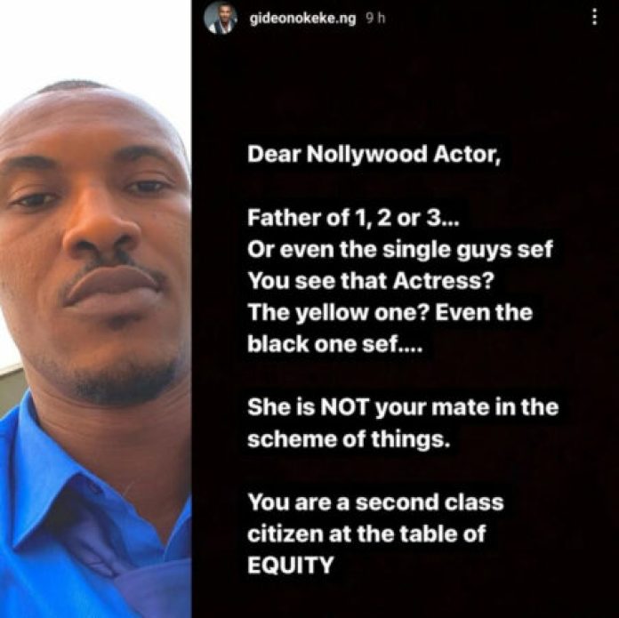 “Lies” – Uche Ogbodo Claps Back At Gideon Okeke’s For Claiming That Nigerian Actresses Get Better Treatment Than Actors