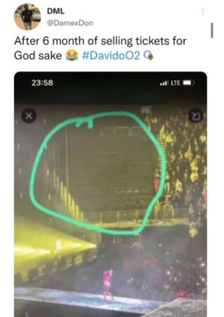 Davido Reacts To Rumours That His London Concert Wasn’t Sold Out