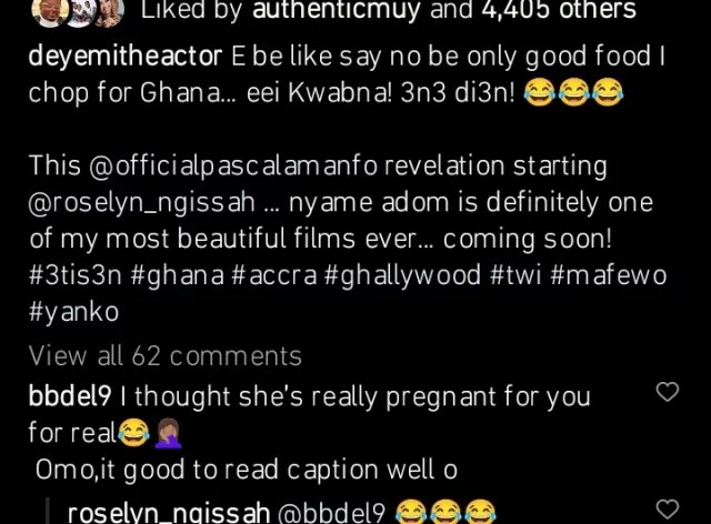 Nollywood Actor, Deyemi Okanlawon Spotted With Heavily Pregnant Woman In Ghana, Nigerians React