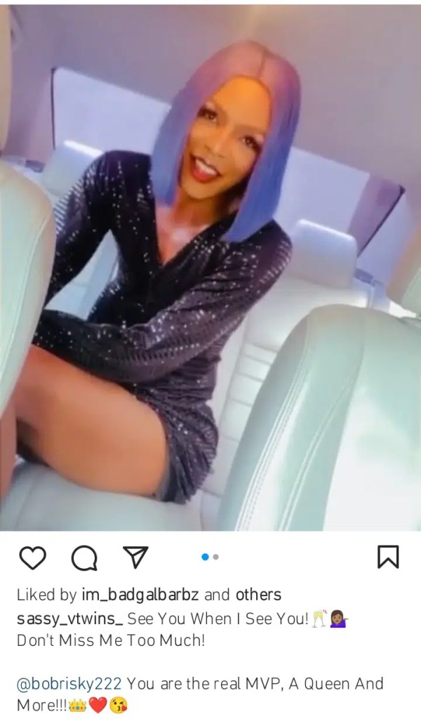 Uproar as Bobrisky Helps Her New Mentee Sassy Vtwins Get Rich Lover