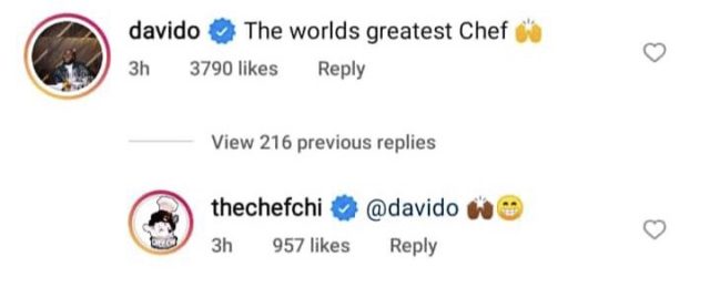 Davido Fuels Reunion Rumours With His Latest Comment About Ex-Lover Chioma | SEE
