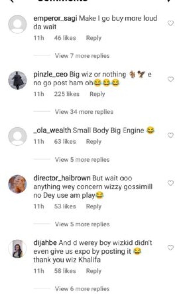 “When You’re Big, You’re Big, Small Body Big Engine”– Fans Reacts As Wizkhalifa Announces Music Collabo With Wizkid