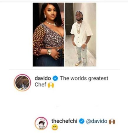 “The World’s Greatest Chef” – Davido Showers Praises On His Estranged Fiancée Chioma Avril Rowland
