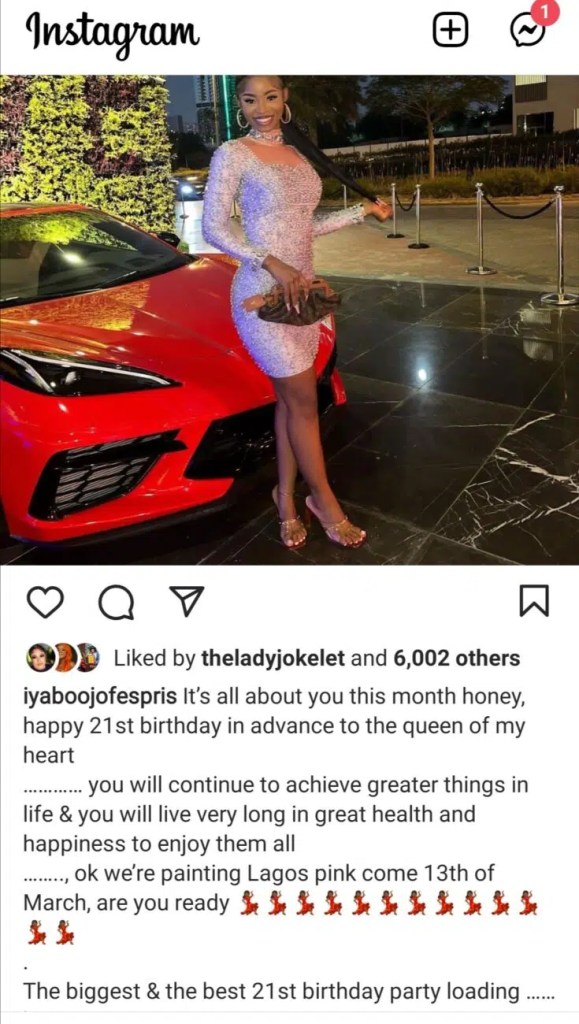 ‘We ‘re painting Lagos pink’ – Iyabo Ojo Says as She Plans To Shut Down Lagos For Her Daughter’s 21st Birthday