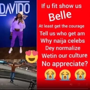 “Who Give You Belle? Who Be The Papa”-Uche Maduagwu Querries Seyi Shay After She Flaunted Her Baby Bump At Davido’s Concert
