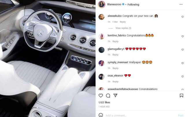 Ubi Franklin’s Ex-Wife Lilian Esoro Shows Off Mercedes Benz On 40th Birthday
