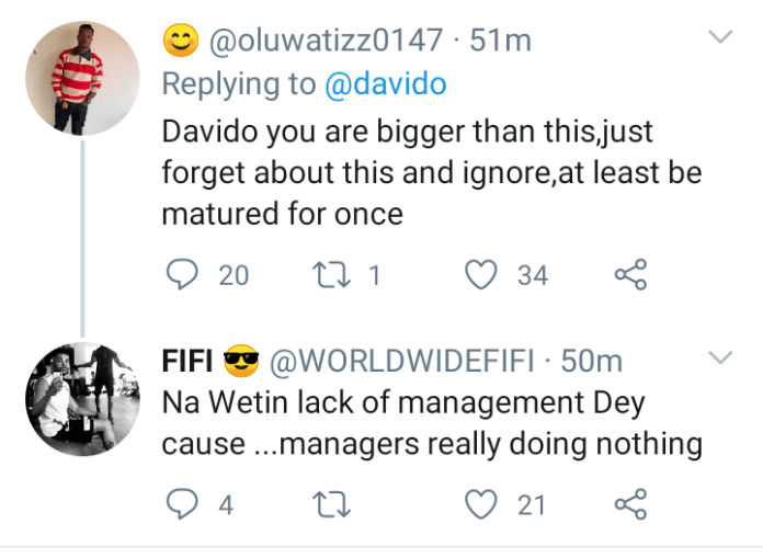 “Temper justice with mercy” Fans begs as Davido obtains photo of troll who mentioned his son while dissing his ABT album cover