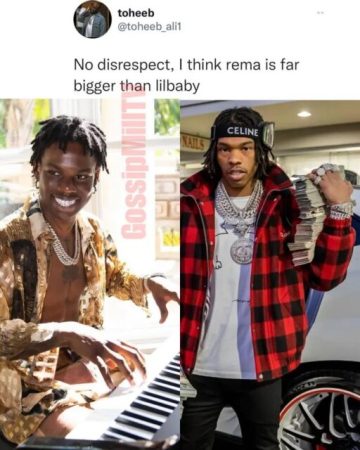 “Canadian loud in action” – Man Receives Knocks For Saying Rema is Bigger Than Lil Baby