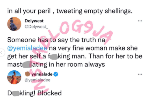 Get Yourself A Man And Stop Masturbating In Your Room’ – Man Tackles Yemi Alade