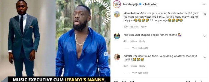 “Imagine people’s father fighting dirty on social media” -Nigerians slam Ubi Franklin and Timaya following their war of words