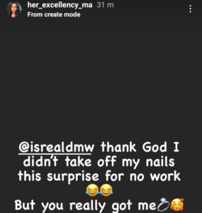 “If Juju dey enter your eyes close am”- Reactions as Davido’s Aide, Israel DMW Engages Girlfriend [Video]