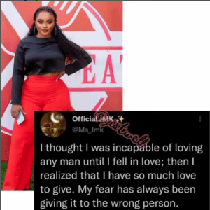 “I thought i was incapable of loving any man until…” – BBNaija’s JMK finds love