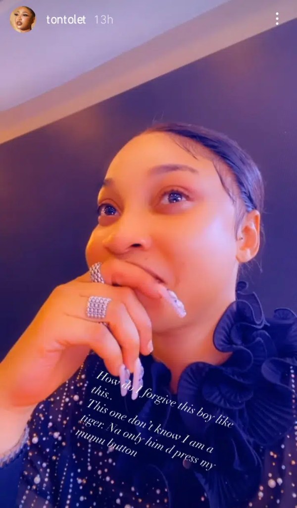 “You are CLUMSY”- Tonto Dikeh’s 6-year-old son tells her, she reacts