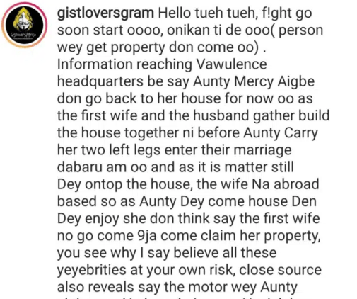 Mercy Aigbe Exposed for Lying about a Car Gift from Brand, Allegedly Packs out Of Her New Husband’s House