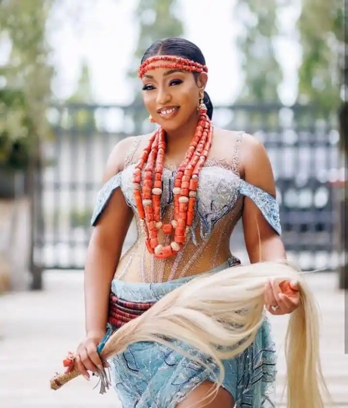 First official Photos from Rita Dominic and Fedilis’s Traditional Wedding – Confirms She’s Pregnant