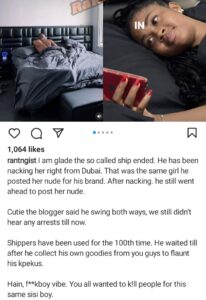 “He Has Been N@cking Her Right From Dubai”- BBN Emmanuel Alleged Girlfriend Revealed