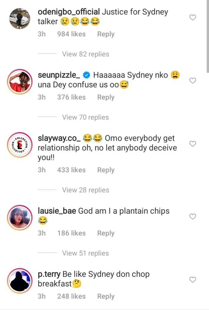 “Be Like Sydney Don Collect Wotoo Wotoo” – Reactions As Burna Boy’s PA, King Manny And Caramel Plugg Make Their Relationship Public; Gifts Her N1m [Video]