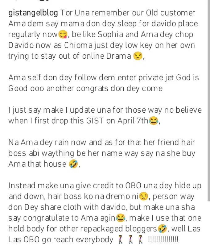 Ama Reginald, Davido’s Alleged New Girlfriend, Reportedly Moves into His House [Details]