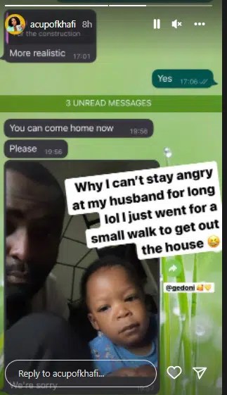 Why I can’t stay angry with my husband – BBNaija’s Khafi reveals