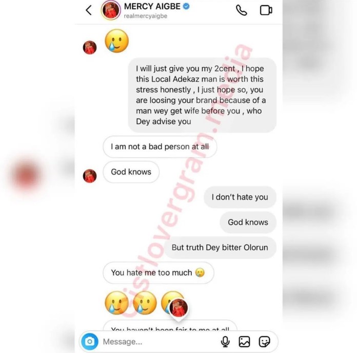 “The story is deep”-Mercy Aigbe Reacts To Viral Video Of Herself Fighting At An Event With Lagos Socialite, Lara Olukotun