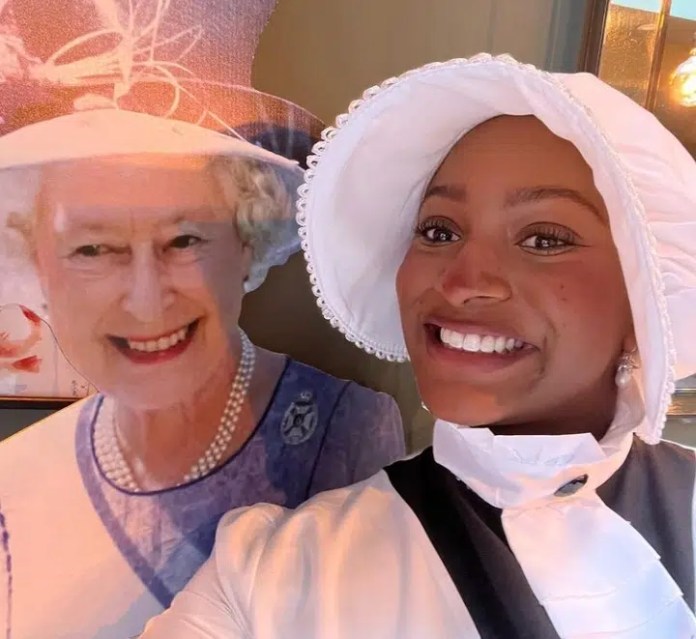“You forgot your lantern Nursing mother Florence” -DJ Cuppy scorned over her outfit at the Queen’s Platinum Jubilee Party [Photos]