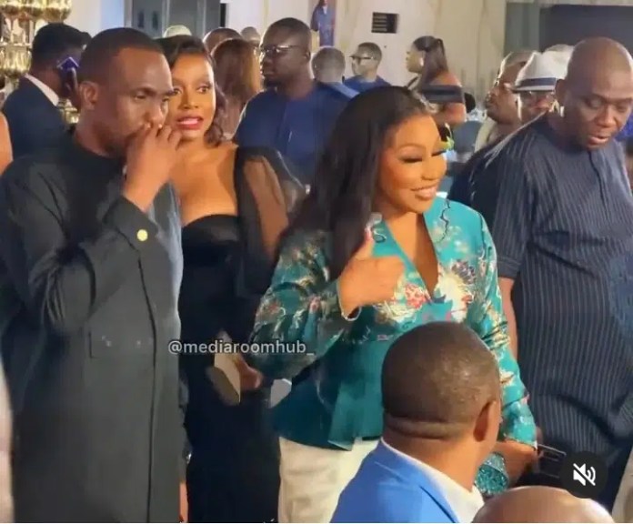 Newly wed Rita Dominic and hubby, Fidelis Anosike step out in style for the first time amidst cheating allegations [Video]