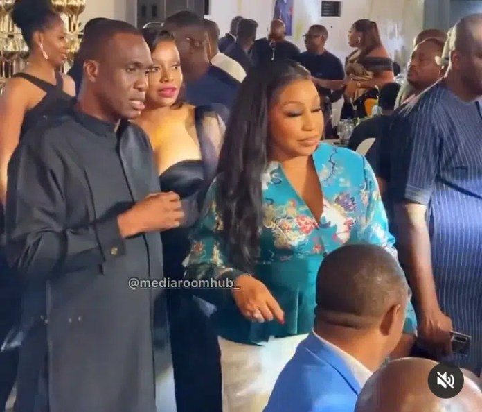 Newly wed Rita Dominic and hubby, Fidelis Anosike step out in style for the first time amidst cheating allegations [Video]