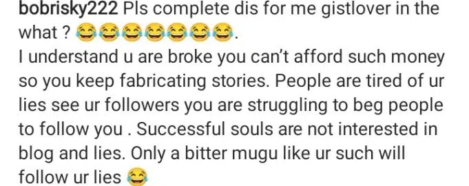 Bobrisky Reacts to Rumours of Claiming Someone’s House; Drops Receipts [Photos]