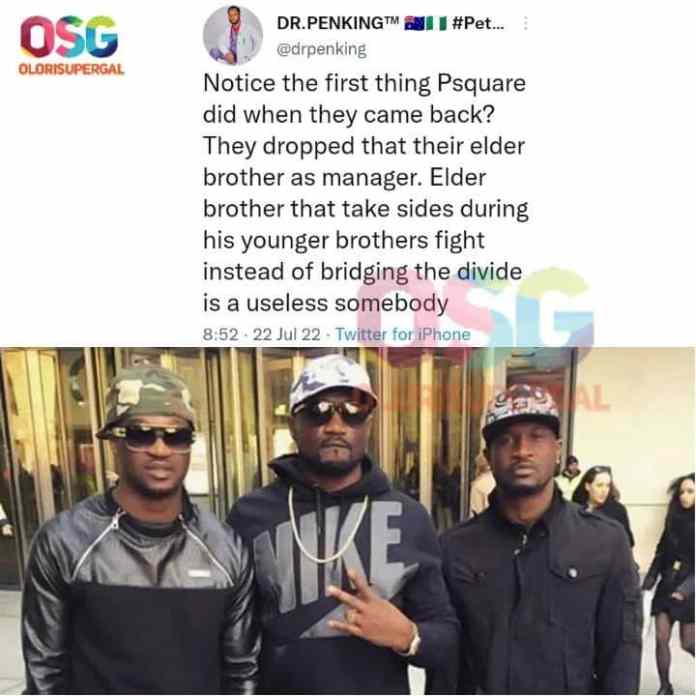 Reactions as Psquare Allegedly Sacks Elder Brother as Their Manager
