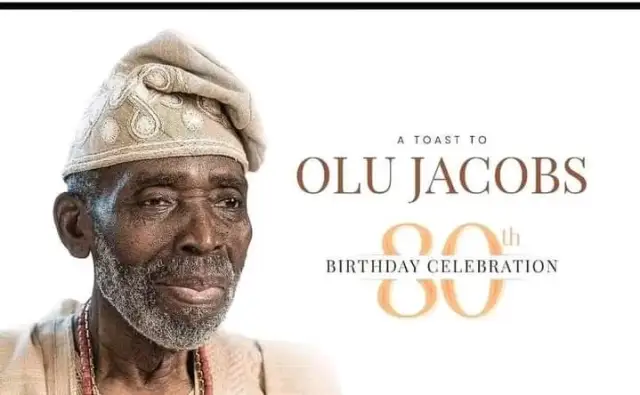 Legendary Nollywood actor, Olu Jacobs shares new photo ahead of his 80th birthday celebration