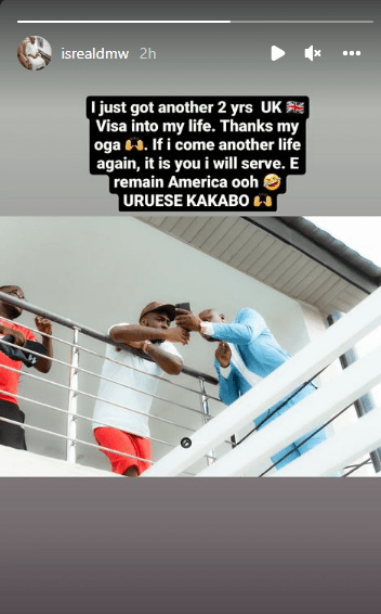 “If I come another life again it is you I will serve”-Israel DMW vows after Davido did the unthinkable for him