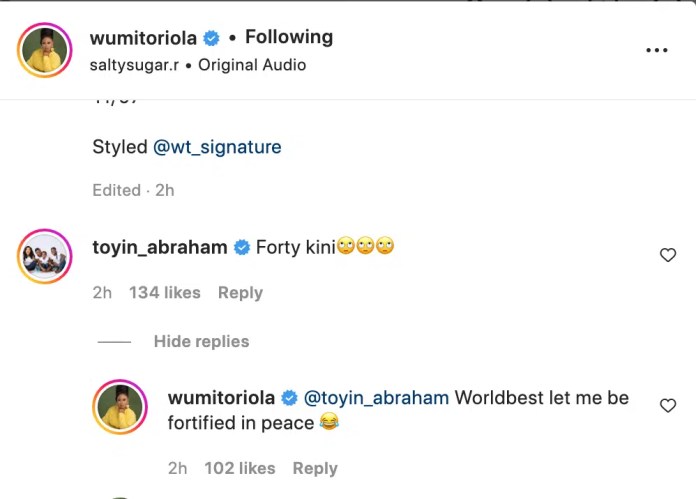 Wunmi Toriola Reacts As Toyin Abraham Tackles Her Over Age Fraud