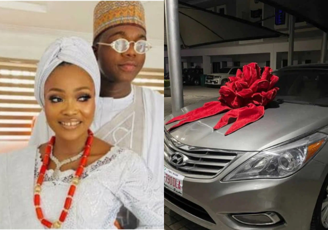 Skit maker, Cute Abiola gifts wife a brand new car [Video]