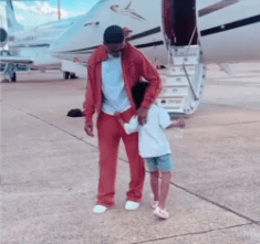 Wizkid shows off photos of his pregnant manager, Jada Pallock [Video]