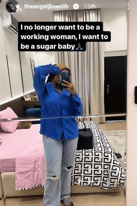 I no longer want to be a working woman, I want to be a sugar baby – BBNaija’s Angel Smith