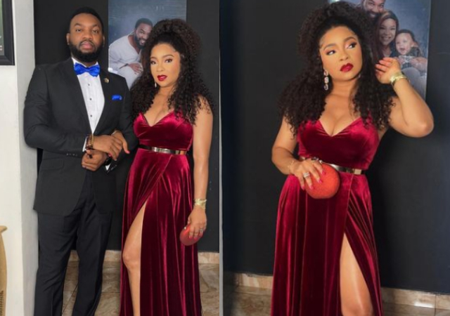 “God will just send you twins”- Congratulations pour in as actress Linda Ejiofor hints on being pregnant [Video]