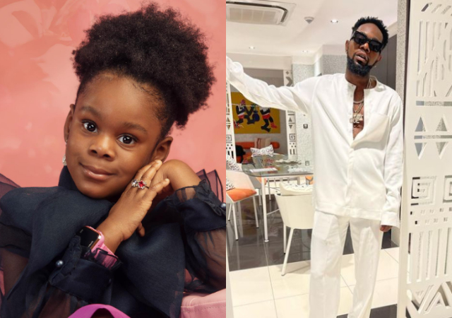 “I Love You My Lil Mama”- Singer, Patoranking Writes As He Celebrates Daughter’s 4th Birthday [Photos]