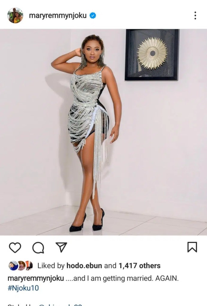Congratulations pours in as Mary Njoku reveals she’s getting married again