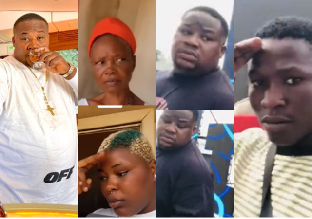 “Make mama join Nollywood”–  Grandma receives accolades as she recreates demeaning look Cubana Chief Priest gave a male fan [Video]