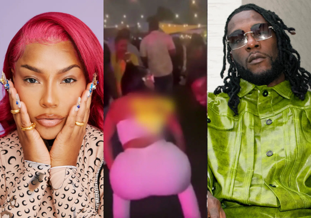 “Odogwu really enjoyed shaa” – Fans reacts as Burna Boy’s ex, Stefflon Don rips her pants while twerking up a storm [Video]