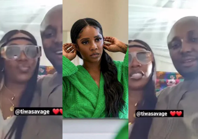 “Queen of Africa”– Israel DMW hails on Tiwa Savage as they meet [Video]