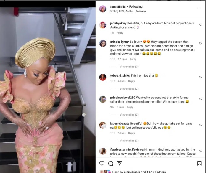 “Why are both hips not proportional ?”- Toke Makinwa’s new ‘set of bum’ sparks huge reactions [Video]